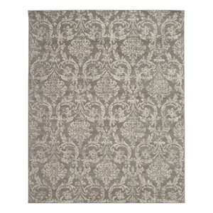 Nourison Jubilant 7' x 10' Gray Vintage Indoor Rug Polypropylene