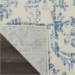 Nourison Jubilant 7' x 10' Ivory/Blue Vintage Indoor Rug Polypropylene
