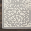 Nourison Jubilant 7' x 10' Gray Fabric Farmhouse Area Rug (7' x 10')