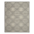 Nourison Jubilant 7' x 10' Gray Fabric Farmhouse Area Rug (7' x 10')