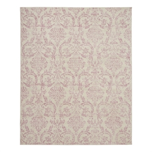 Nourison Jubilant 7' x 10' Ivory/Pink Vintage Indoor Rug Polypropylene