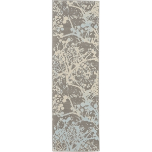 Nourison Jubilant 2'3&quot x 7'3&quot Grey Modern Indoor Rug