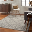Nourison Jubilant 5' x 7' Gray Fabric Farmhouse Area Rug (5' x 7')