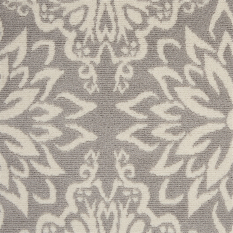 Nourison Jubilant 5' x 7' Gray Fabric Farmhouse Area Rug (5' x 7')
