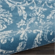 Nourison Jubilant 8' x 10' Blue Fabric Vintage Area Rug (8' x 10')