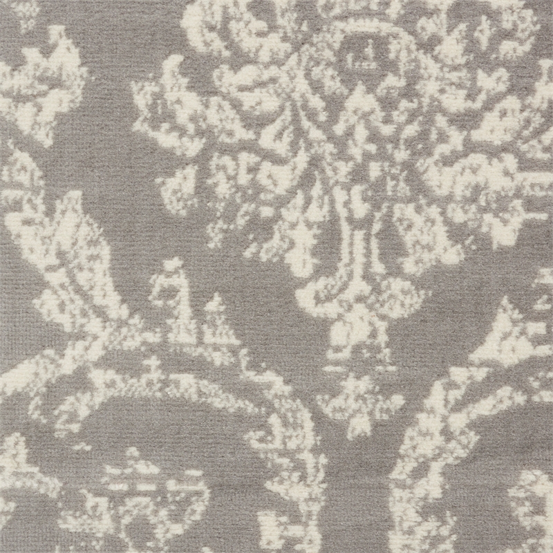 Nourison Jubilant 8' x 10' Gray Fabric Vintage Area Rug (8' x 10')