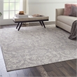 Nourison Jubilant 8' x 10' Gray Fabric Vintage Area Rug (8' x 10')