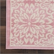 Nourison Jubilant 7' Runner Pink Fabric Farmhouse Area Rug (7' Runner)