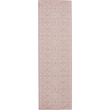 Nourison Jubilant 7' Runner Pink Fabric Farmhouse Area Rug (7' Runner)