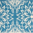 Nourison Jubilant 4' x 6' Ivory/Blue Farmhouse Indoor Rug Polypropylene