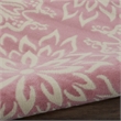 Nourison Home Jubilant 8' x 10' Ivory Pink Fabric Indoor Area Rug