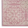 Nourison Home Jubilant 8' x 10' Ivory Pink Fabric Indoor Area Rug