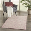 Nourison Jubilant 3' x 5' Ivory/Pink Farmhouse Indoor Rug Polypropylene