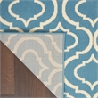 Nourison Jubilant 4' x 6' Blue Contemporary Indoor Rug