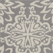 Nourison Jubilant 5' x Round Gray Fabric Farmhouse Area Rug (5' Round)