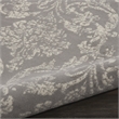 Nourison Jubilant 8' x round Gray Vintage Indoor Rug Polypropylene