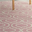 Nourison Jubilant 8' x round Pink Contemporary Indoor Rug Polypropylene