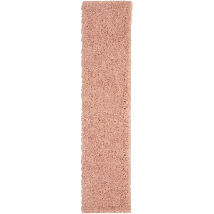 Nourison Malibu Shag 2'2&quot x 9'10&quot Blush Shag Indoor Rug