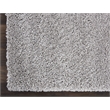 Nourison Malibu Shag 3' x 5' Silver Grey Shag Indoor Rug