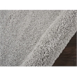 Nourison Malibu Shag 4' x ROUND Silver Grey Shag Indoor Rug