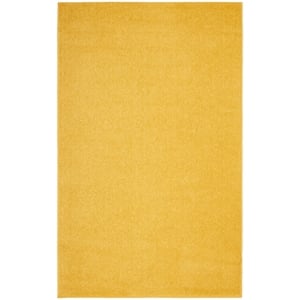 Nourison Essentials 3' x 5' Yellow Fabric Outdoor Area Rug (3' x 5')