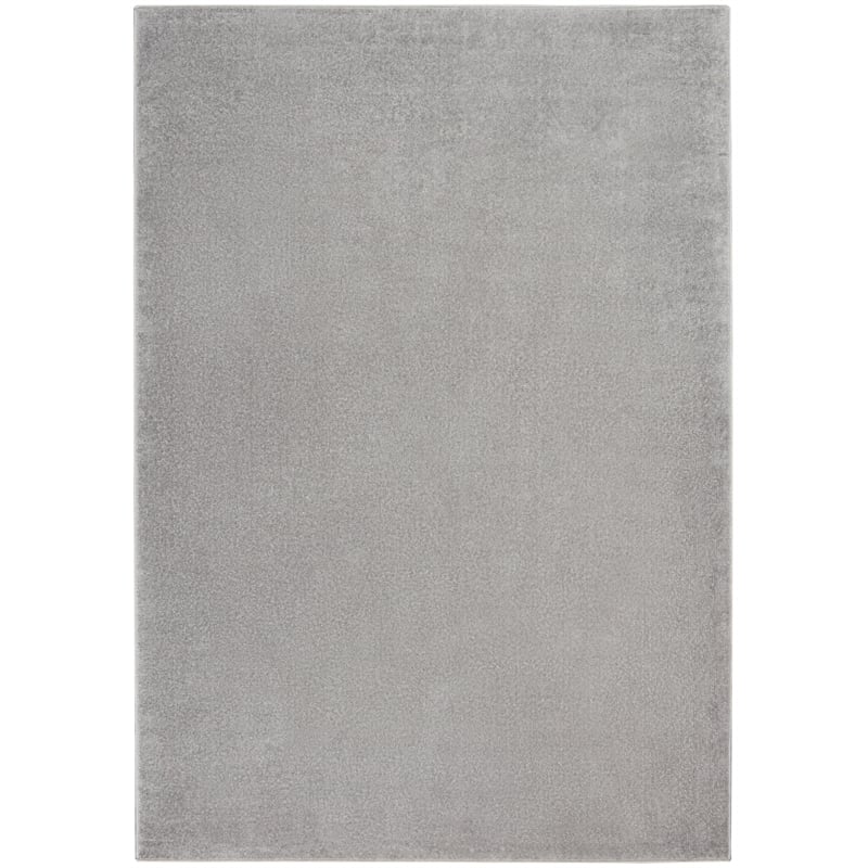 Nourison Essentials 5' x 8' Silver Gray Fabric Outdoor Area Rug (5' x 8')