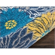 Nourison Passion 2' x 3' Blue Fabric Contemporary Area Rug (2' x 3')
