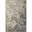 Nourison Passion 2' x 3' Charcoal Ivory Fabric Modern Area Rug (2' x 3')