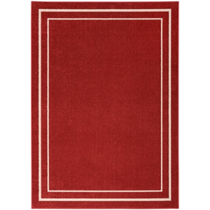 Nourison Essentials 6' x 9' Brick Ivory Fabric Contemporary Area Rug (6' x 9')