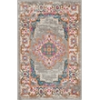 Nourison Passion 2' x 3' Gray Fabric Bohemian Area Rug (2' x 3')