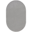 Nourison Essentials 6' x 9' Oval Silver Gray Fabric Outdoor Area Rug (9' Oval)