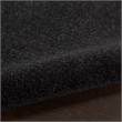 Nourison Essentials 6' x Round Black Fabric Outdoor Area Rug (6' Round)