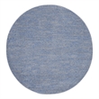 Nourison Essentials 6' x Round Blue Gray Fabric Outdoor Area Rug (6' Round)