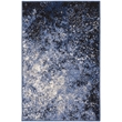 Nourison Passion 2' x 3' Light Blue Black Fabric Modern Area Rug (2' x 3')