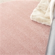 Nourison Essentials 4' x Round Pink Fabric Outdoor Area Rug (4' Round)