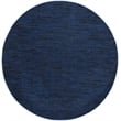 Nourison Essentials 8' x Round Midnight Blue Fabric Outdoor Area Rug (8' Round)