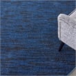 Nourison Essentials 8' x Round Midnight Blue Fabric Outdoor Area Rug (8' Round)