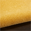 Nourison Essentials 6' x Round Yellow Fabric Outdoor Area Rug (6' Round)