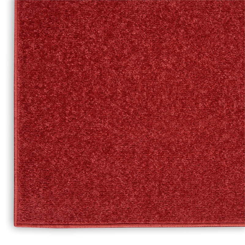 Nourison Essentials 7' x 10' Brick Red Outdoor Indoor/Outdoor Rug