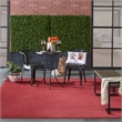 Nourison Essentials 7' x 10' Brick Red Outdoor Indoor/Outdoor Rug
