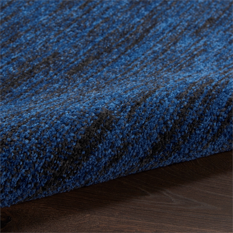 Nourison Essentials 6' x 9' Midnight Blue Fabric Outdoor Area Rug (6' x 9')
