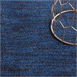 Nourison Essentials 6' x 9' Midnight Blue Fabric Outdoor Area Rug (6' x 9')