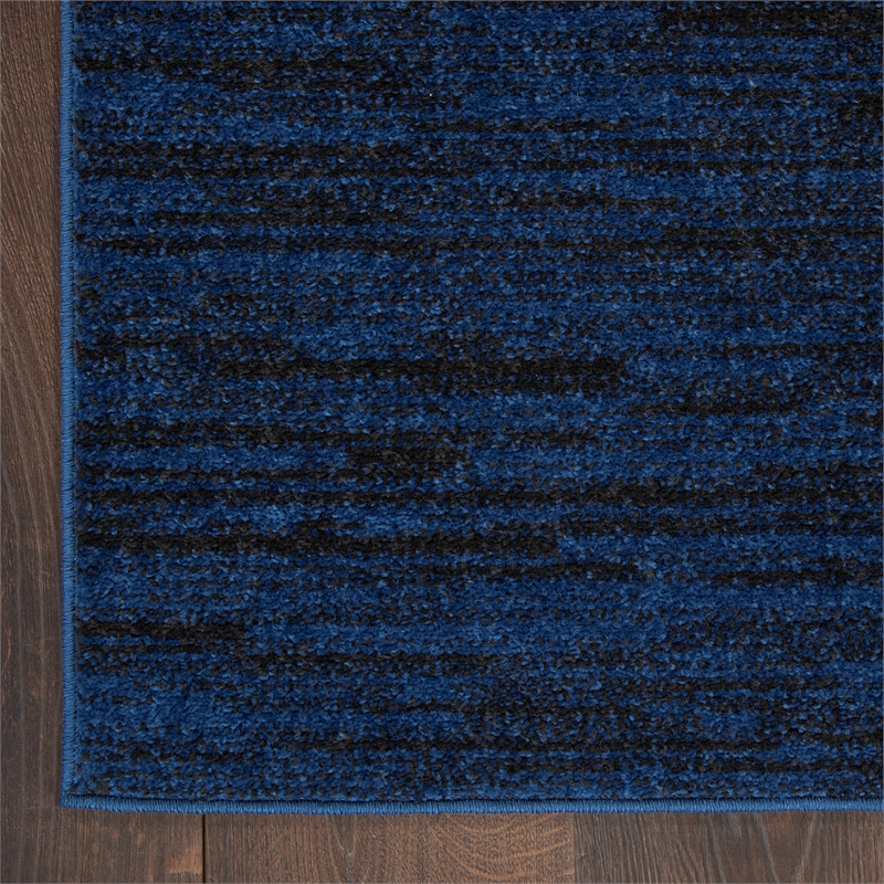 Nourison Essentials 6' x 9' Midnight Blue Fabric Outdoor Area Rug (6' x 9')