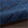 Nourison Essentials 6' x 9' Midnight Blue Fabric Outdoor Area Rug (6' x 9')