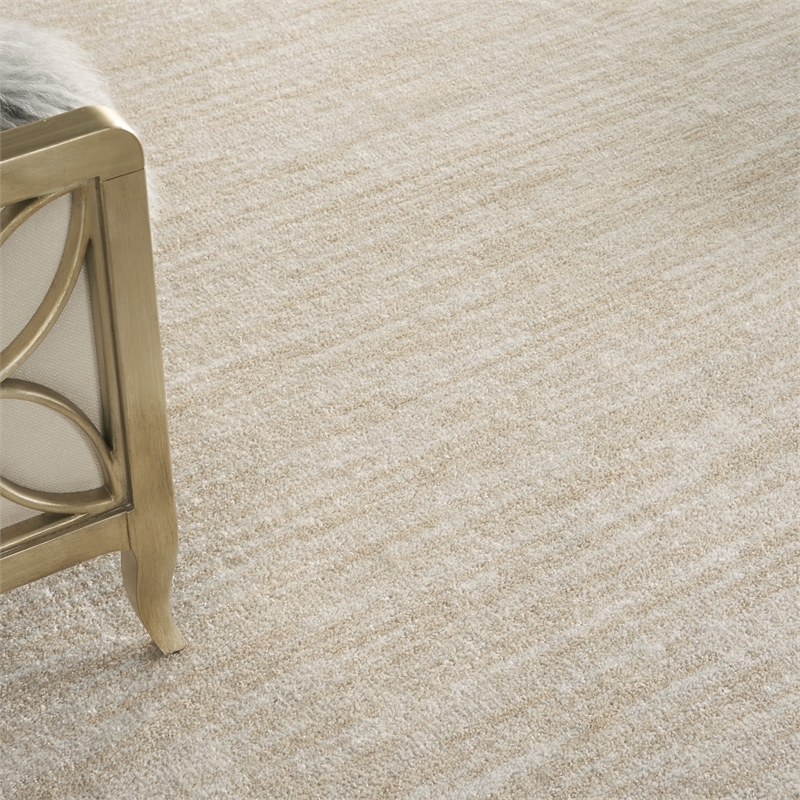 Nourison Essentials 8' x 10' Ivory Beige Fabric Outdoor Area Rug (8' x 10')