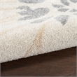 Nourison Passion 2' x 3' Ivory Gray Blue Fabric Contemporary Area Rug (2' x 3')