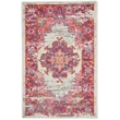 Nourison Passion 2' x 3' Pink and White Fabric Bohemian Area Rug (2' x 3')