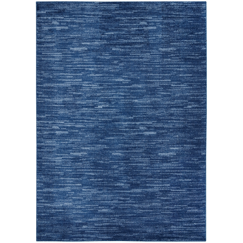 Nourison Essentials 5' x 7' Navy Blue Fabric Outdoor Area Rug (5' x 7')