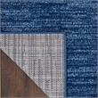 Nourison Essentials 5' x 7' Navy Blue Fabric Outdoor Area Rug (5' x 7')