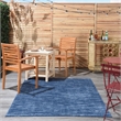 Nourison Essentials 5' x 7' Navy Blue Fabric Outdoor Area Rug (5' x 7')